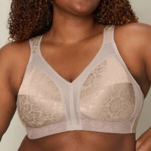 Playtex Bra 18 Hours Ultimate Shoulder Comfort Wirefree Women’s Plus Size 46 DD